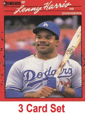 Lenny Harris Baseball Card Collection